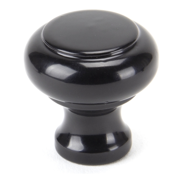 92099  30mm  Black  From The Anvil Regency Cabinet Knob - Small