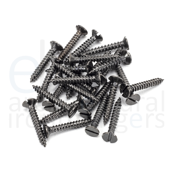 92936  4 x   Dark Stainless Steel  From The Anvil Countersunk Screws
