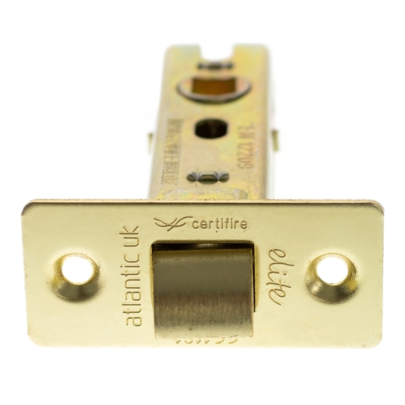 ALCE25PB  064mm [044mm]  Polished Brass Plated  Atlantic Tubular Fire Rated CE Latch