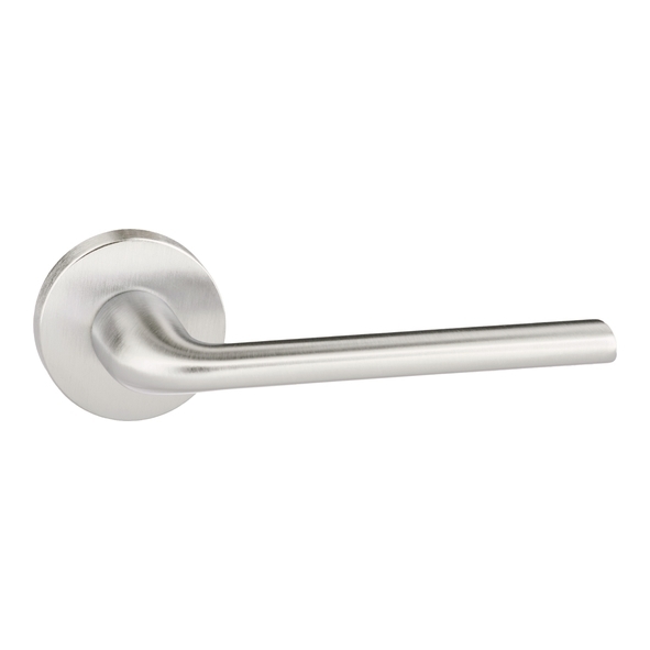 FMR133SC  Satin Chrome  Forme Milly Levers On Minimal Round Roses