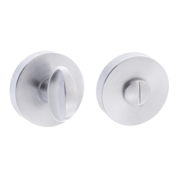 FMRWCSC  Turn / Release  Satin Chrome  Forme Minimal Round Bathroom Turn With Release