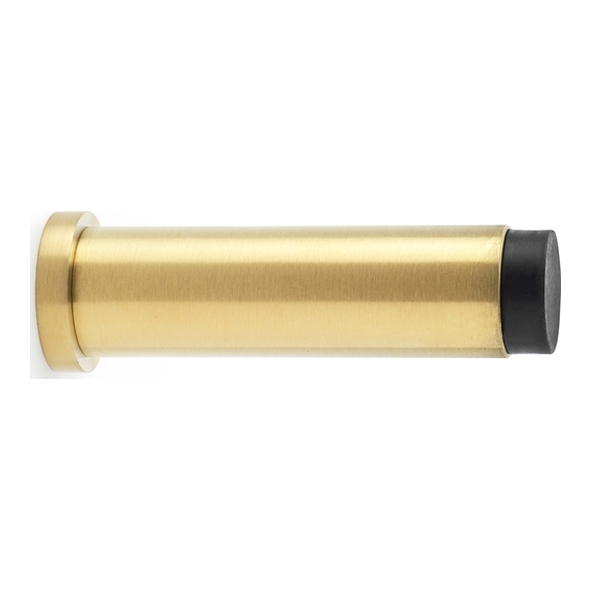 AW601-75-SBPVD  Satin Brass  Alexander & Wilks Plain Projection Cylinder Door Stop