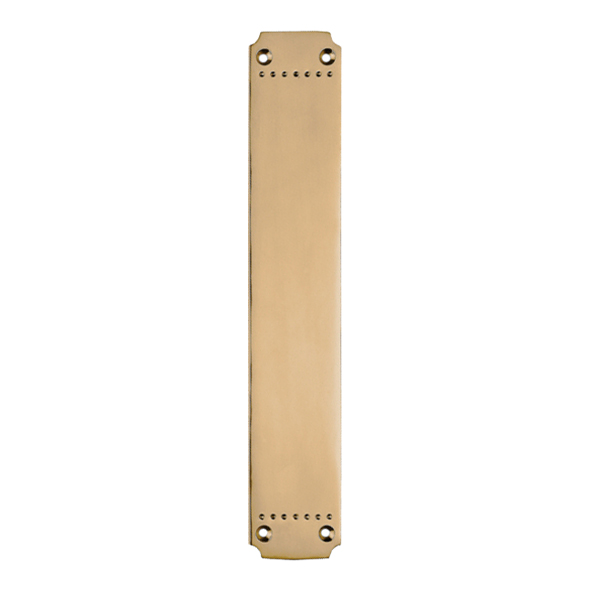PF110 • 370 x 64mm • Polished Brass • Carlisle Brass Laurin Finger Plate
