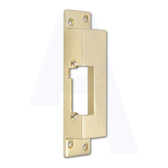 AS9507  Polished Brass  Inward Open Surface Striker Replacement / Conversion Case