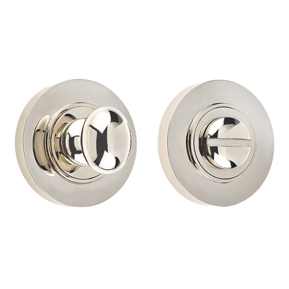 BUR80PN  Polished Nickel  Burlington Traditional Turn & Release Without Rose Covers