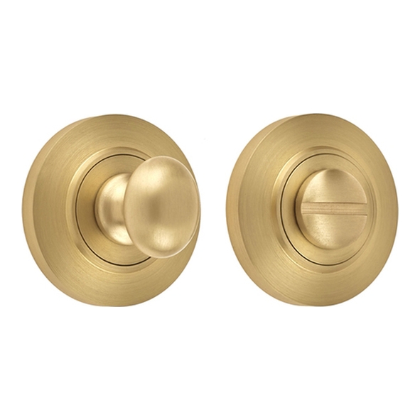 BUR80SB  Satin Brass  Burlington Traditional Turn & Release Without Rose Covers