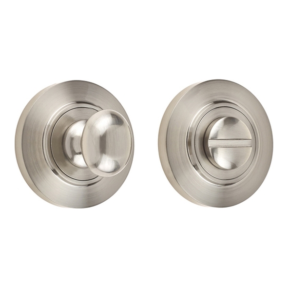 BUR80SN  Satin Nickel  Burlington Traditional Turn & Release Without Rose Covers