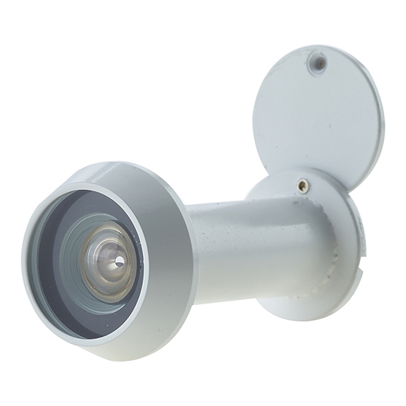 JV944WH  35 to 55mm Door  White  180 Fire Rated Door Viewer With Intumescent