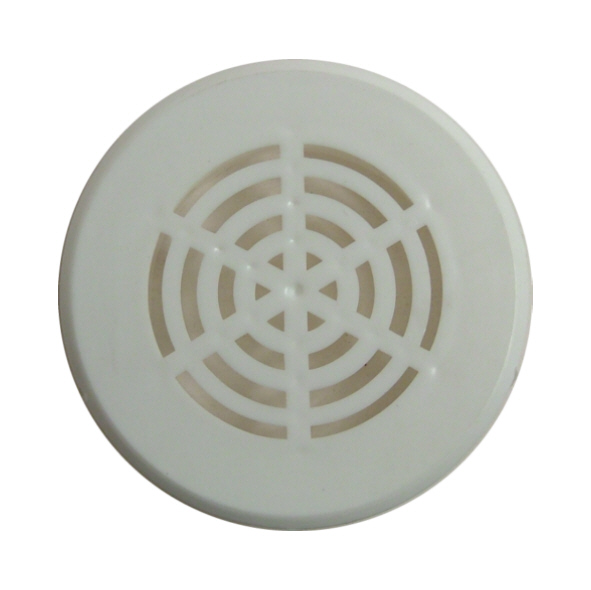 571.10.701  50 x 35mm   White  Round Plastic Soffit Ventilator