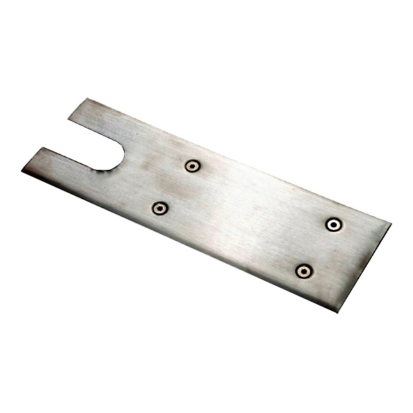 X050-SSS  Satin Stainless  Floor Spring Cover Plate Only