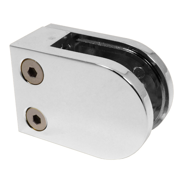 KLH10F-M-316  For 10mm Glass  Polished Stainless [316]  Glass to Wall or Square Post Clamp