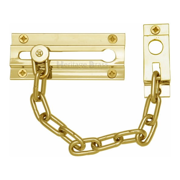 V1070-PB • Polished Brass • Heritage Brass Door Chain