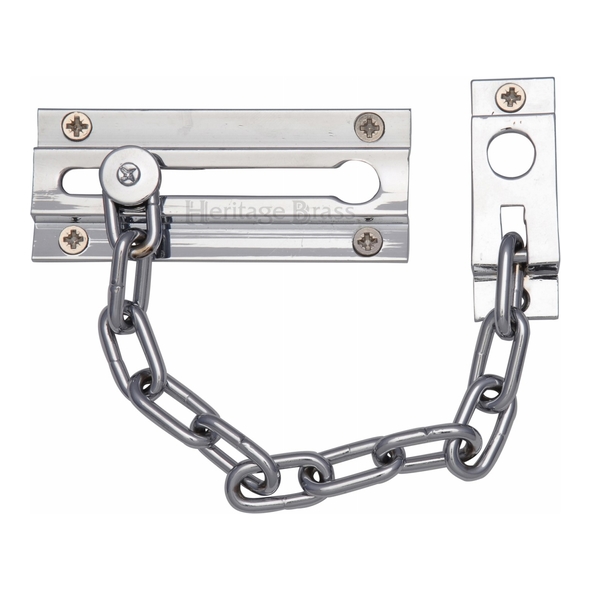 V1070-PC  Polished Chrome  Heritage Brass Door Chain