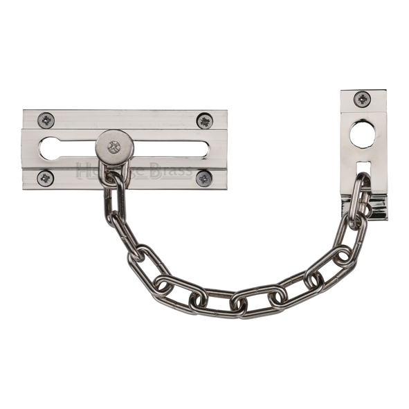 V1070-PNF  Polished Nickel  Heritage Brass Door Chain