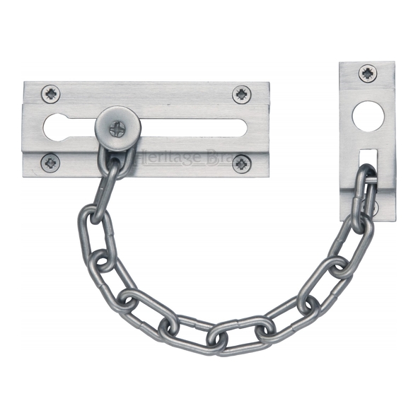 V1070-SC  Satin Chrome  Heritage Brass Door Chain
