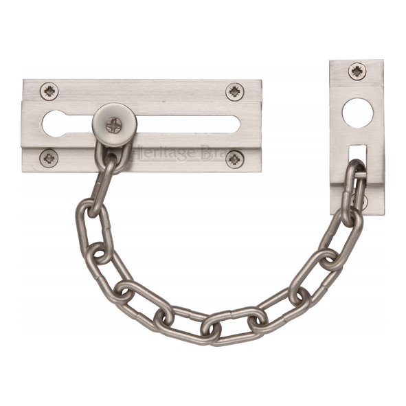 V1070-SN  Satin Nickel  Heritage Brass Door Chain