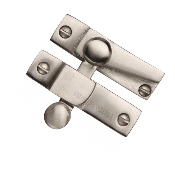 V1105-SN • Non-Locking • Satin Nickel • Heritage Brass Straight Arm Sash Fastener