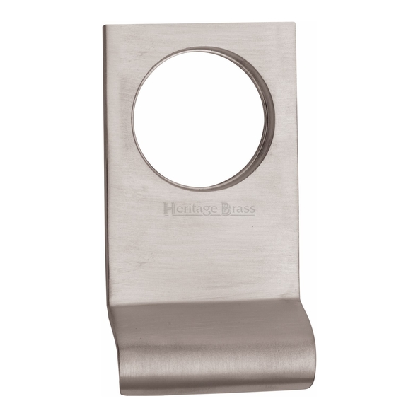 V933-SN • Satin Nickel • Heritage Brass Contemporary Square Head Rim Cylinder Pull
