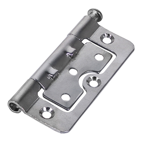104Z-075-CP  075 x 025 x 017mm  Polished Chrome [17.5kg]  Loose Pin Steel Hurlinges