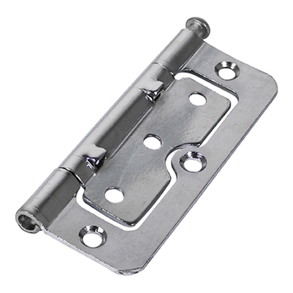 104Z-100-CP  100 x 029 x 018mm  Polished Chrome [25kg]  Loose Pin Steel Hurlinges