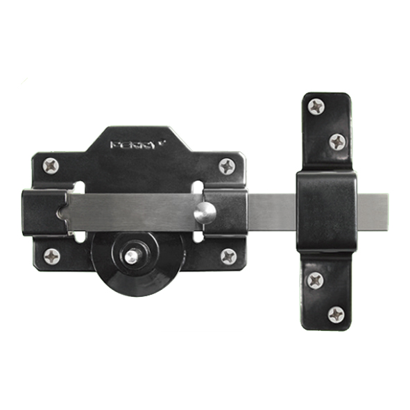 1126A050BK  50mm Projection Cylinder  To Pass  Rim Gate Lock With Key Outside and Slide Bolt Inside