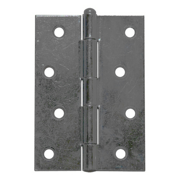 1840-100-ST  100 x 072mm  Self Coloured [37.5kg]  Cranked Loose Pin Square Corner Steel Butt Hinges