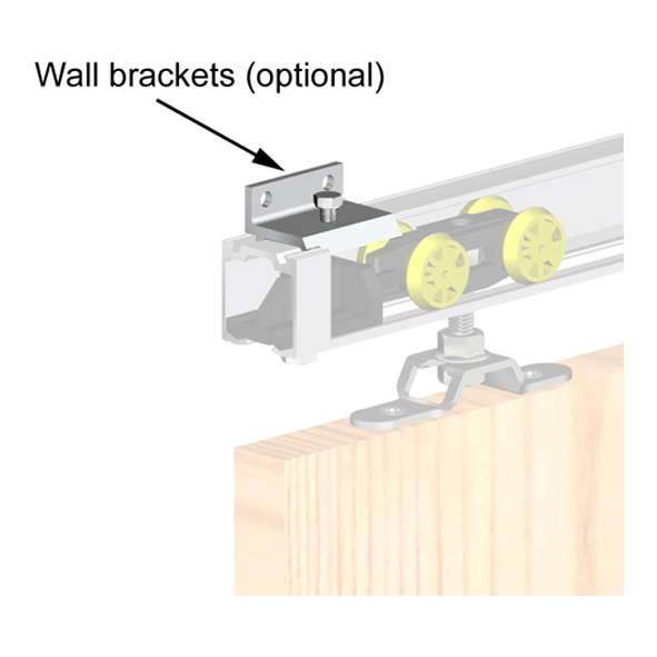 SD/WB45  Wall Fixing Brackets For 26 to 45mm Thick Door On HERKULES Door Gear