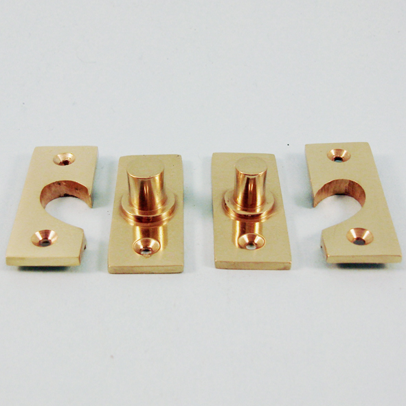 THD136/PB  Polished Brass  Traditional Removeable Fanlight Pivots