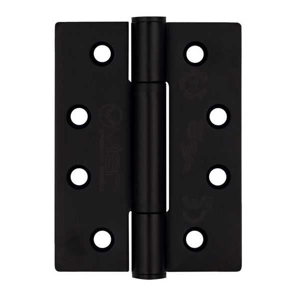 VHC243-PCB  102 x 076 x 3.0mm  Black [160kg]  G14 CE Concealed Bearing Square Corner 201 Stainless Butt Hinges