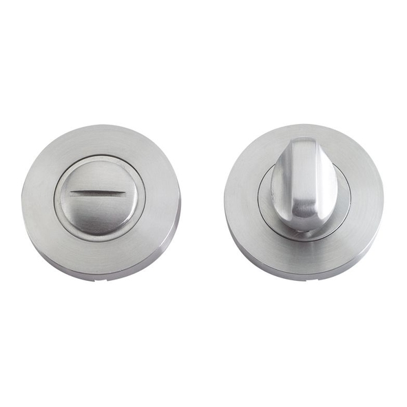 ZCS004SS  Satin  Zoo Hardware Grade 304 Stainless Bathroom Turn With Release