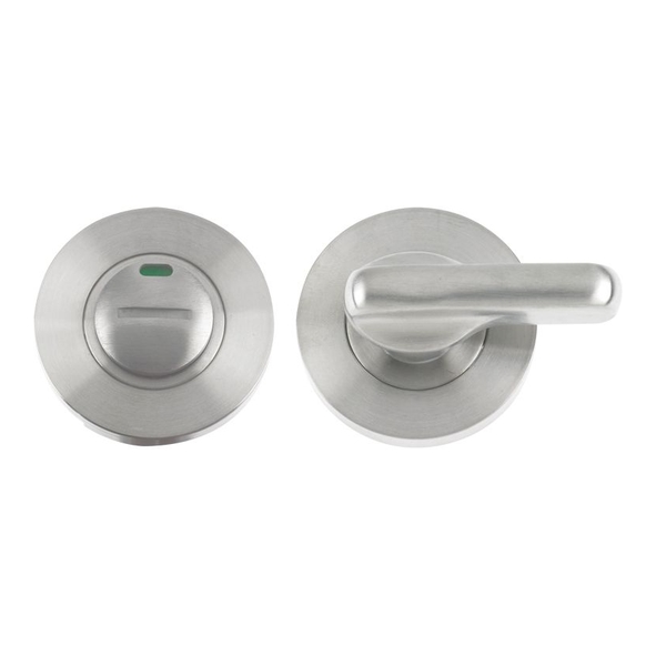 ZCS006iSS • Satin • Zoo Hardware Grade 304 Stainless Disabled Bathroom Turn With Indicator