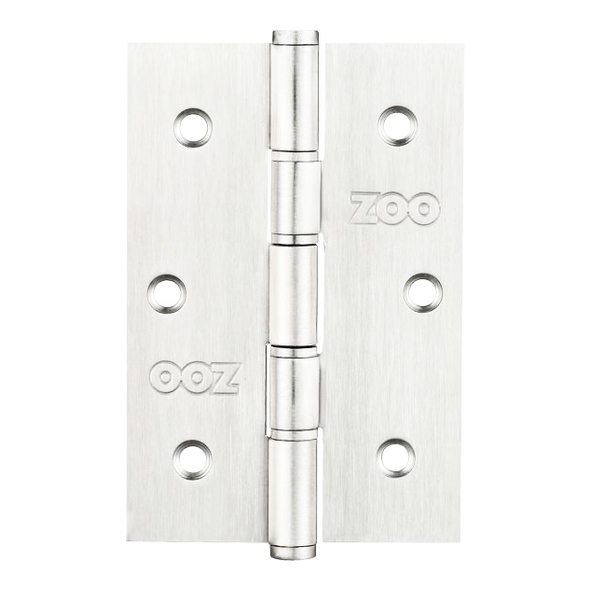 ZHSS352P  076 x 050 x 1.5mm  Polished [40kg]  Slim Knuckle Ball Bearing Square Corner 201 Stainless Butt Hinges