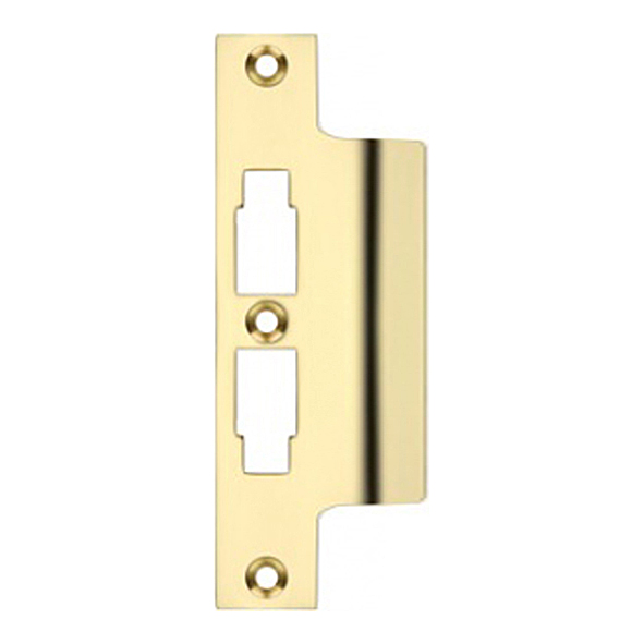 ZLAP15PVD  Square Extended Striker Only  PVD Brass  For Zoo Hardware Sash & Bath Locks