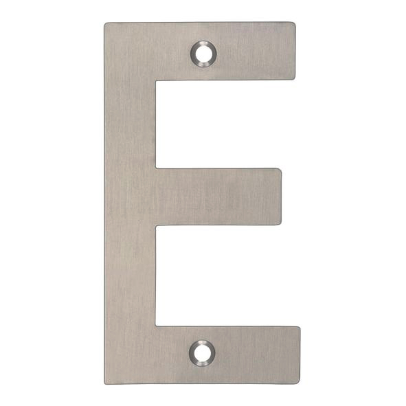 ZSNESS • 102mm • Satin Stainless • Zoo Hardware Face Fixing Letter E