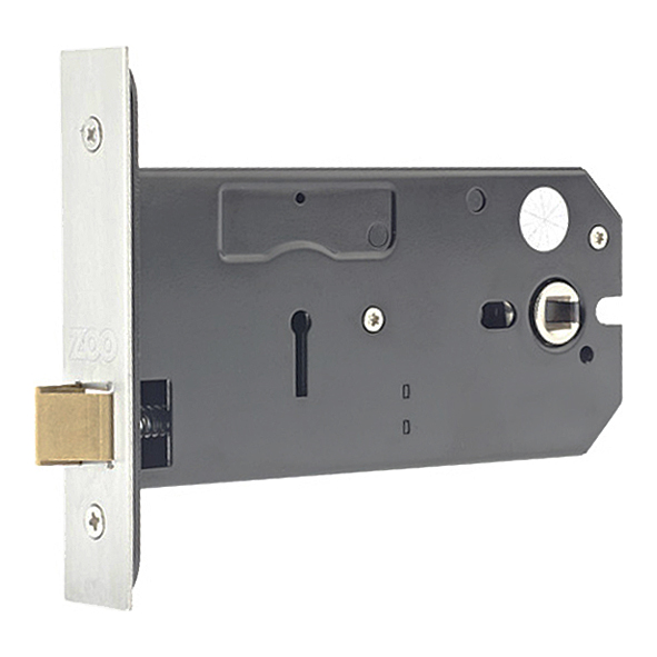 ZUKH152SS • 152mm [127 mm] • Satin Stainless • Zoo Hardware Horizontal Mortice Latch