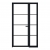 LPD Internal Black Primed Soho Demi Panels [Clear Glass] - view 2