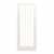 Deanta Internal White Primed Ely 1L Full Doors [Clear Etched Glass] - view 1