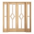 LPD Internal Prefinished Oak Reims Room Dividers - view 2