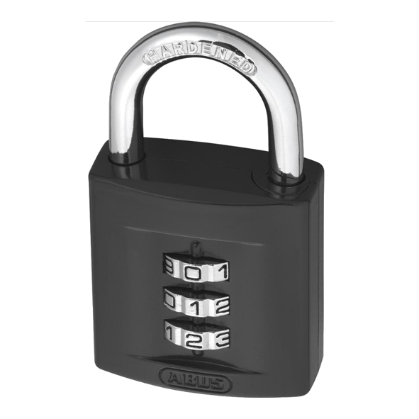 158-42  42 x 073 x 21mm Body  3 Digit  Abus Solid Zinc Diecast Combination Padlock