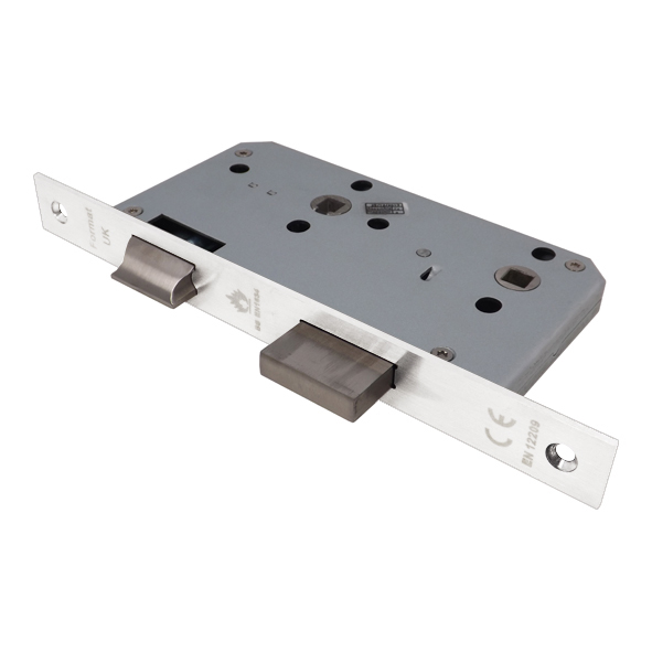 8403CF-02 • 088mm [060mm] • Polish Stainless • Square • Format Euro Standard Bathroom Lock