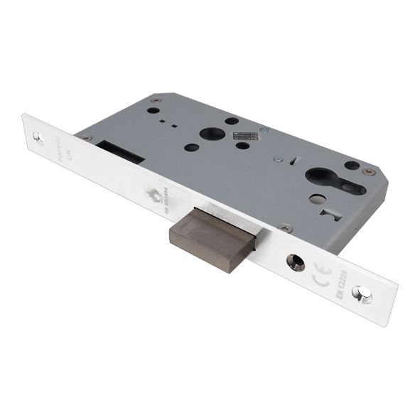 8439CF-02 • 088mm [060mm] • Polish Stainless • Square • Format Euro Standard Deadlock Case