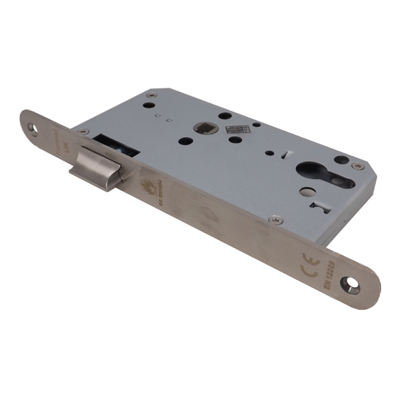 8401RCF-04 • 088mm [060mm] • Satin Stainless • Radiused • Format Euro Standard Latch