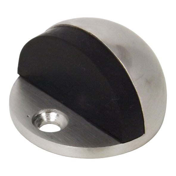 5194-04 • 026mm [44mm Ø] • Solid • Satin Stainless • Format Floor Mounted Oval Door Stop