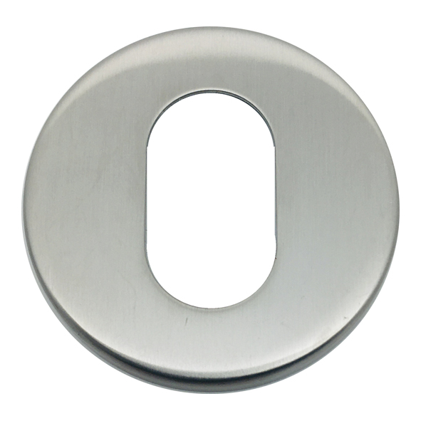 4196-04 • For Oval Cylinder • Satin Stainless • Format Grade 304 Escutcheon