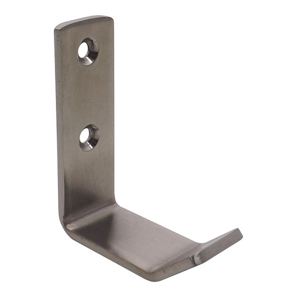 4073-04  Satin Stainless  Format Heavy Strip Pattern Coat Hook