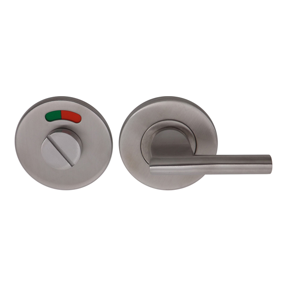 FLATI-04 • Satin Stainless • Format Grade 304 Disabled Bathroom Turn and Indicator