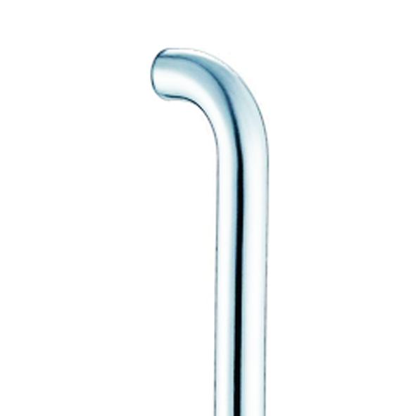 402/19/BT/600-02 • 600 x 19mm Ø • Polished Stainless • Format Grade 304 Bolt Fixing Round Bar Pull Handle