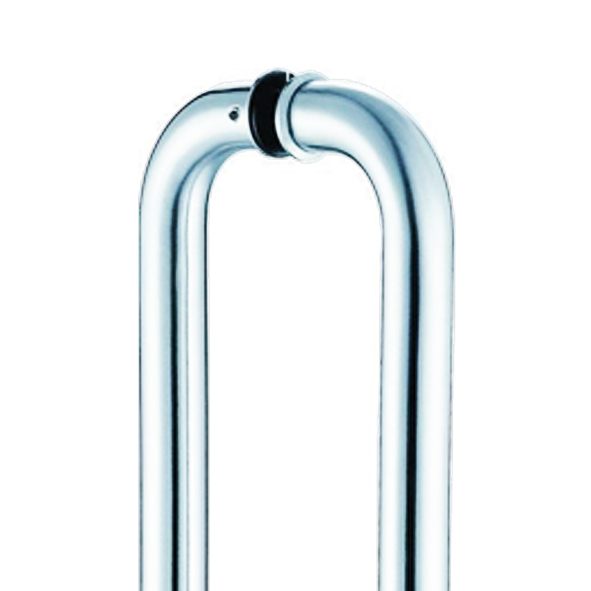 402/19/BB/600-02 • 600 x 19mm Ø• Polished Stainless • Format Grade 304 Back To Back Round Bar Pull Handles