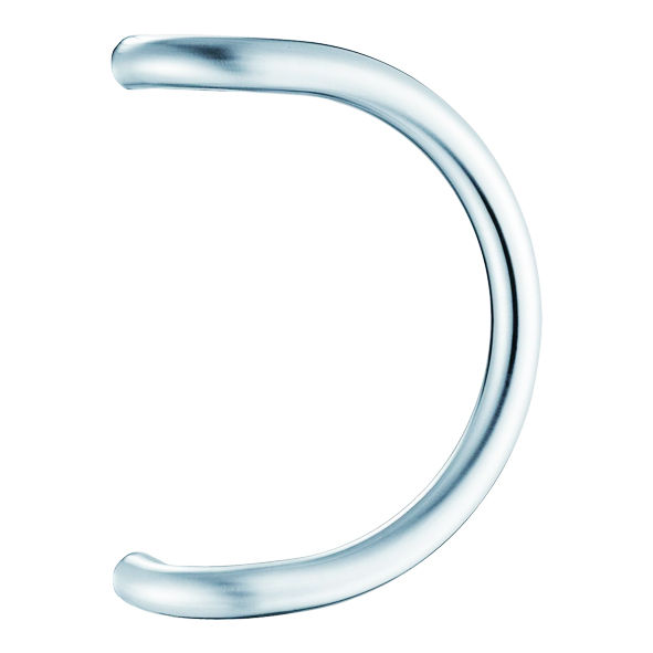 391.65510.262 • 300 x 25mm • Polished Stainless • Format Grade 304 Bolt Fixing Semi Circular Round Bar Pull Handle