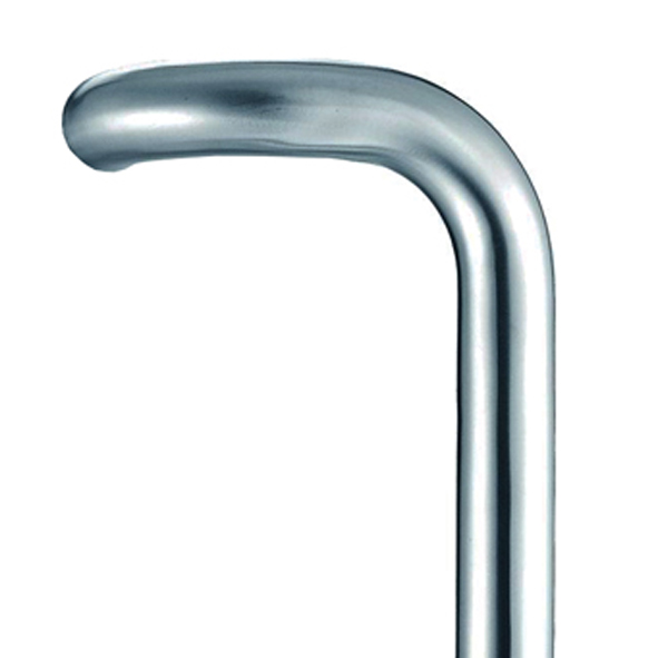 430/19/BT/300-04 • 300 x 19mm Ø • Satin Stainless • Format Grade 304 Bolt Fixing Cranked [Offset] Pull Handle